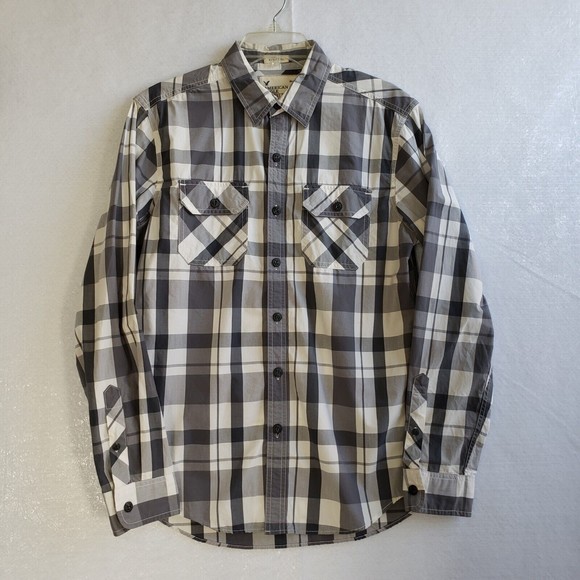 American Eagle Outfitters Mens Shirt Button Up  Long Sleeve Size M Multicolor - Picture 1 of 12